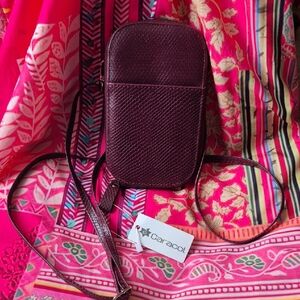 Burgundy Crossbody Bag